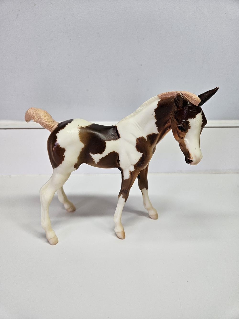 VINTAGE Breyer Horse Paint Foal Takoda Chestnut Tobiano 1297 2007 Traditional